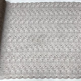 Corded Bridal Lace Fabric 54" Polyester Net Mesh