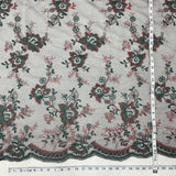 Embroidered Lace Fabric 100% Polyester Net Mesh 51"