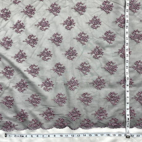Beaded Embroidered Lace Mesh