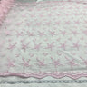 Beaded Lace Fabric Peach Pink