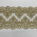 Corded Embroidered Lace Trim