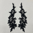 Beaded Floral Lace Applique
