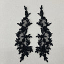 Beaded Floral Lace Applique