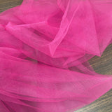 1 Yard 2 Way Stretch Nylon Net Mesh Fabric | 60" Width | Lightweight Sheer Mesh for Gowns, Dancewear & Costumes