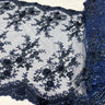 Beaded 3D Floral Lace Trimming 21" Wide