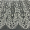 Beaded Corded Bridal Lace Fabric 58" Wide