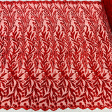 GD-132 Beaded Lace Fabric - Pink, Lt. Blue, 50" Width (1 Yard)