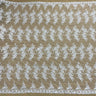 1 Yard Corded Embroidered Bridal Lace Fabric for Wedding Gowns 54 inch Width