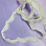 Polyester Corded Eyelash Lace Trim 1"