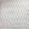 1 Yard Corded Bridal Lace Fabric Embroidered 100 Percent Polyester Net Mesh 54 inch Width