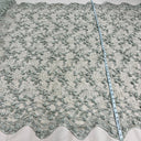 Beaded 3D Floral Lace Fabric