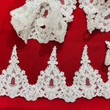 Beaded Corded Lace Trim