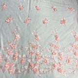 3D Floral Lace Fabric