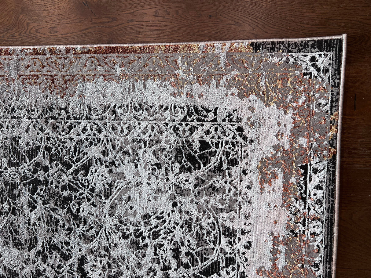 DEV311 Area Rug Fabric - Color-Shifting Flat Weave, Multicolor, Foldable, 5' 4" X 7' 8", 8' X 11", 10' X 13" (1 Unit)