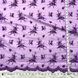 1 Yard Elegant Beaded Lace Fabric Embroidered on Polyester Net Mesh – 54"