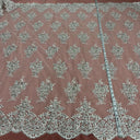 Beaded Corded Lace Fabric 56" Wide