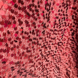 Sequined Polyester Jersey Net Mesh Fabric 4-Way Stretch