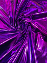 Metallic Foil Lame Spandex Fabric - Metallic Finish, 54" Width (1 Yard)