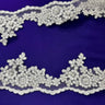 Beaded Corded Lace Trim 4"