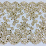 Beaded Corded Lace Trim