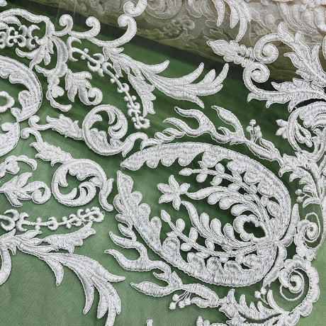 Embroidered Lace Bridal Fabric