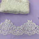 Embroidered Corded Lace Trim