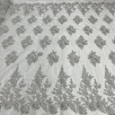 Embroidered 3D Floral Lace Black