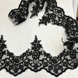 Corded Lace Trimming 6 Inch Polyester Net Mesh