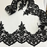 Corded Lace Trimming 6 Inch Polyester Net Mesh