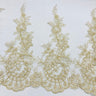 Polyester Corded Lace Trimming 15"