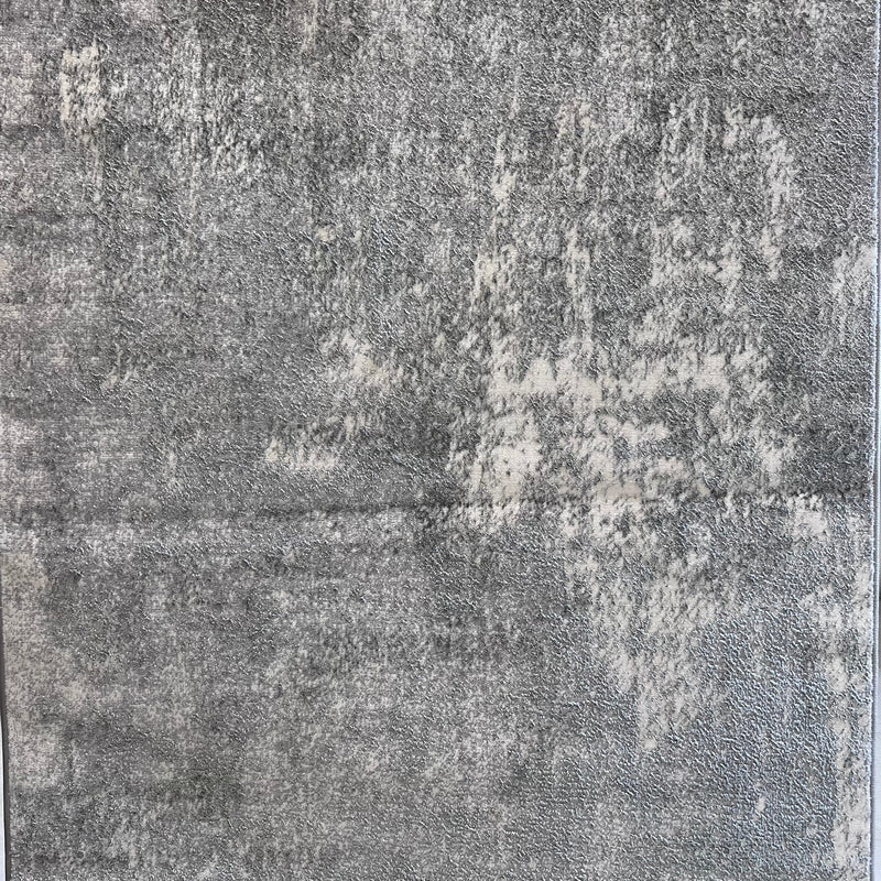 Tess 906 Gray Polyester Area Rug - Gray, TES906 Gray, 5' 3" X 7' 4" (1 Piece)