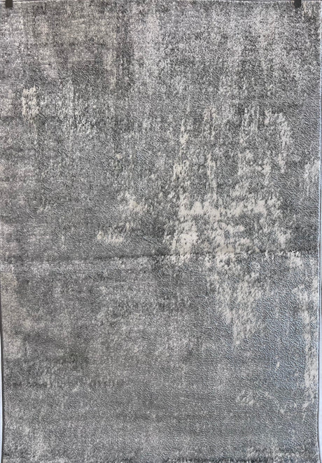 Tess 906 Gray Polyester Area Rug - Gray, TES906 Gray, 5' 3" X 7' 4" (1 Piece)