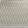 Corded Bridal Lace Fabric on Polyester Net Mesh