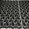 Corded Bridal Lace Fabric on Polyester Net Mesh