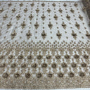 Beaded 3D Floral Lace Fabric 54"