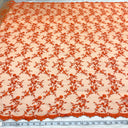 Beaded Lace Fabric on Polyester Net Mesh