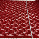 Beaded Corded Floral Lace Fabric