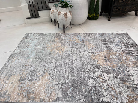Dynamic Color-Shifting Foldable Flat Weave Area Rug - Multicolor Pattern, 5' 4" X 7' 8", 8' X 11", 10' X 13" (1 Piece)