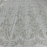 1 Yard Beaded Lace Fabric Embroidered on 100% Polyester Net Mesh