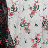 Beaded Embroidered Lace Mesh