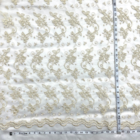 Corded Bridal Lace Mesh