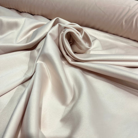 Satin Bridal Fabric - 100 Percent Polyester Lace Fabric, 60" Width, Black (1 Yard)