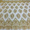 Beaded Corded Bridal Lace Mesh