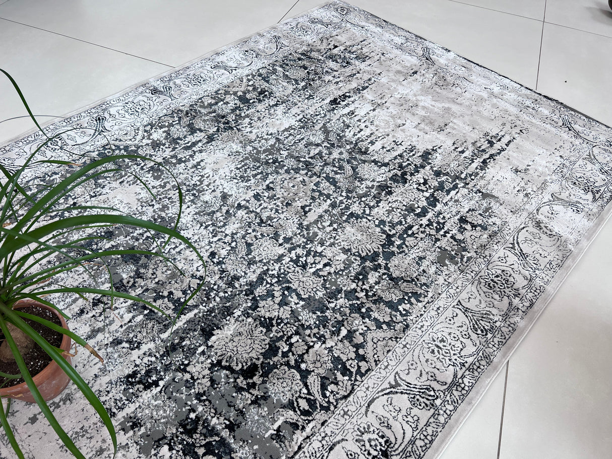 Color-Shifting Foldable Flat Weave Area Rug - 60% Polypropylene 40% Polyester Fabric - Shifting Hues, KV68, 7'9" X 10'2" (1 Rug)