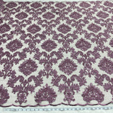 Beaded Embroidered Lace Mesh