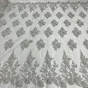 Beaded 3D Floral Lace Fabric 52" Wide