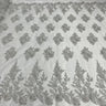 Beaded 3D Floral Lace Fabric 52" Wide