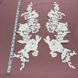 Corded Floral Applique Embellishment