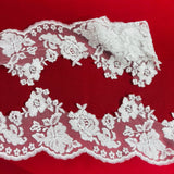 Beaded Floral Lace Trimming