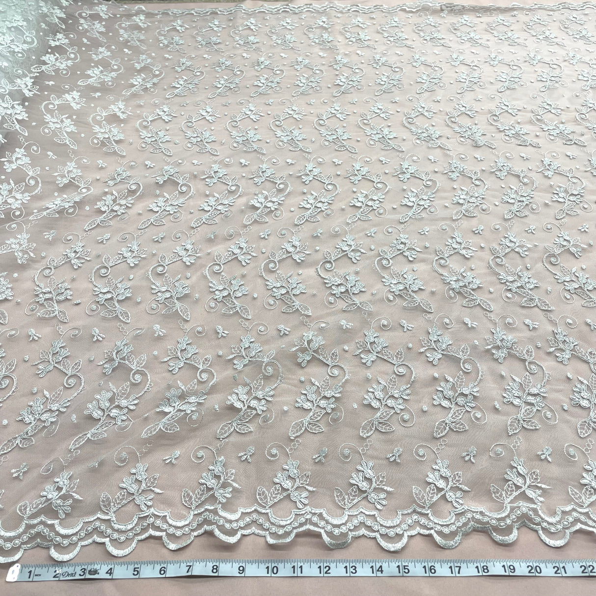 Corded Bridal Lace Mesh